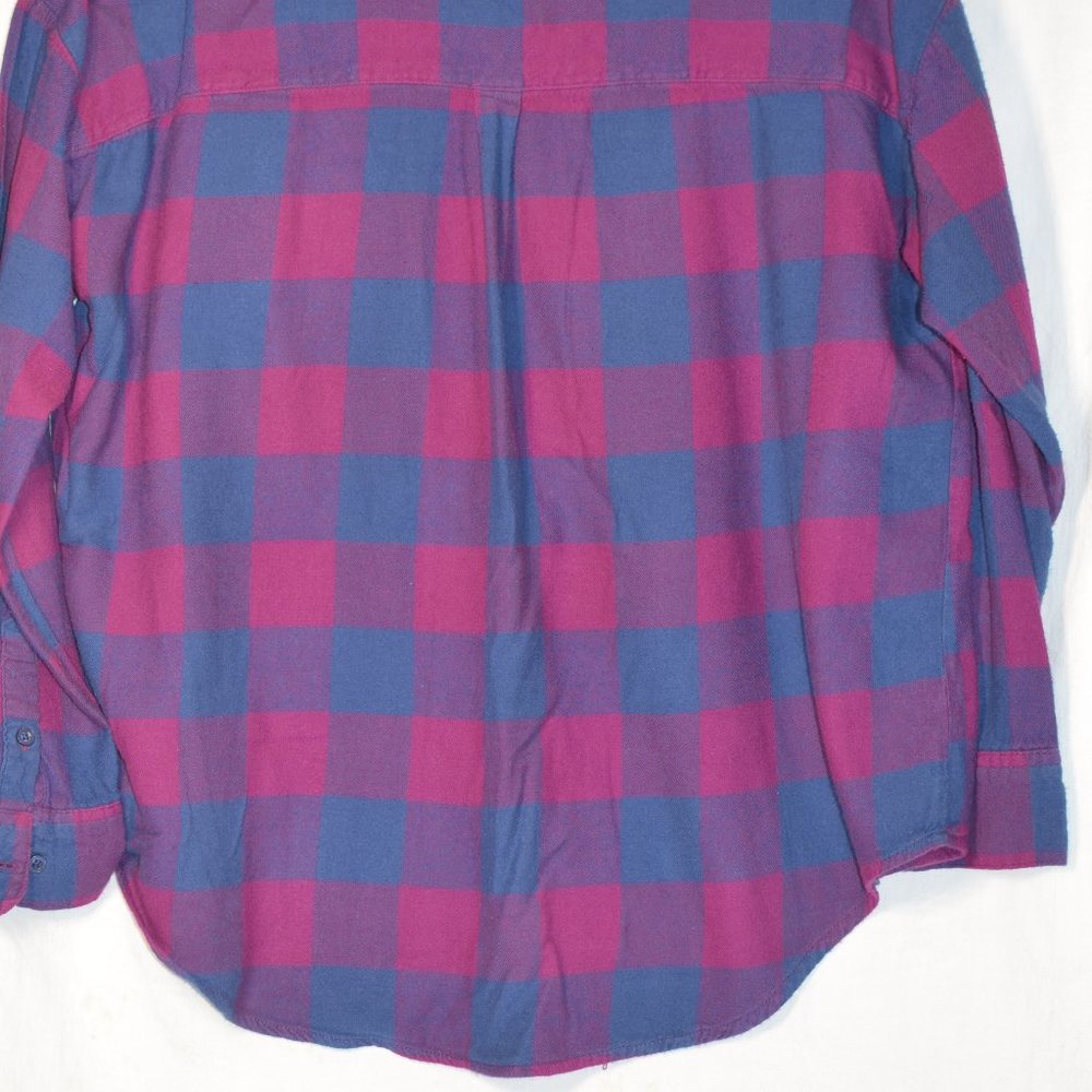 Attention Fuchsia and Blue Plaid Shirt Women's XL - Picture 6 of 6